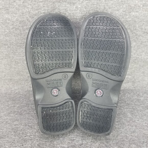 ✅SKETCHERS Work Oswald-Clara Womens 6 Slip-Resistant Work Clog Comfort Foam shoe - Picture 3 of 10